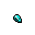 cyan crystal fragment