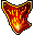 fiery rainbow shield