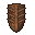 slightly rusted shield