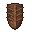 slightly rusted shield